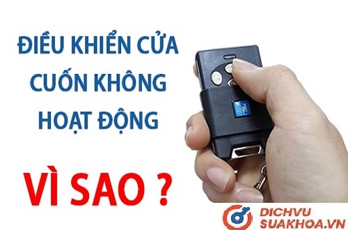 điều khiển cửa cuốn không hoạt động